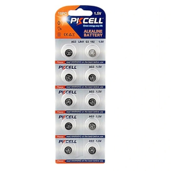 AG3 Alkaline Button Cell Battery 1.5V