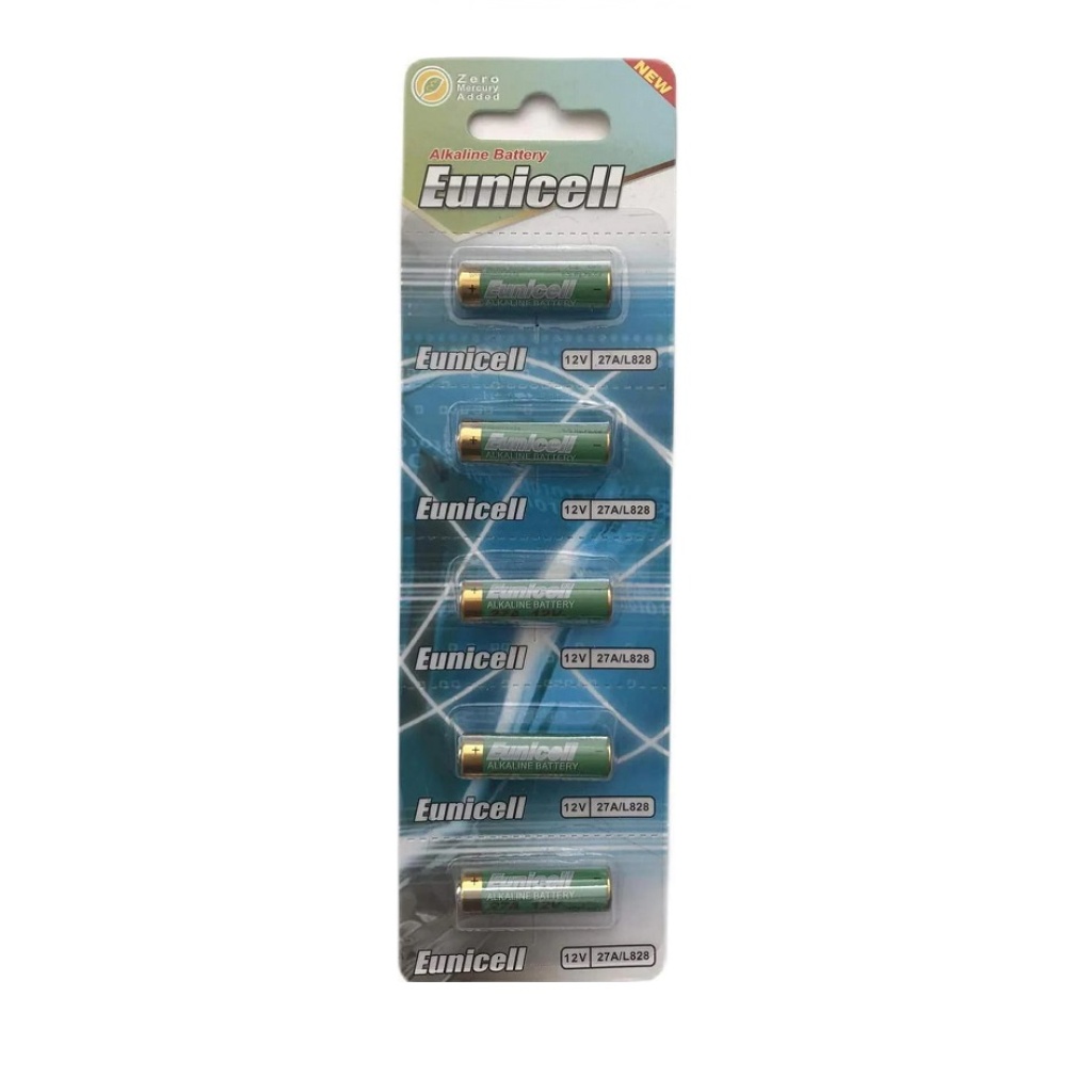 5 x Eunicell A27 / 8LR732 12V Alkaline Batteries Aubattery