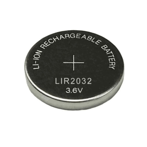 LIR2032 Battery 3.6V Rechargeable