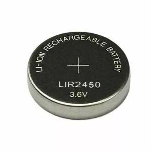 LIR2450 Battery Rechargeable Lithium 3.6V