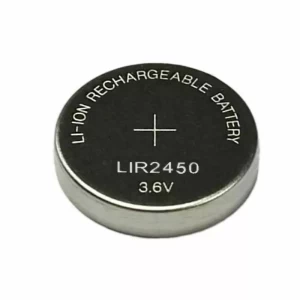 LIR2450 Battery Rechargeable Lithium 3.6V
