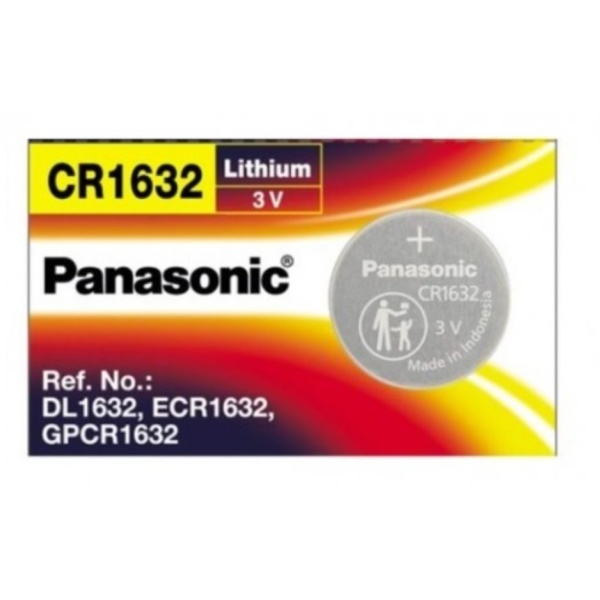 Panasonic CR1632 Battery Single Lithium 3V