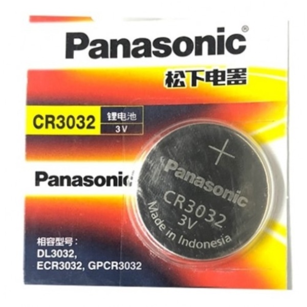 Panasonic CR3032 Battery Single Lithium 3V