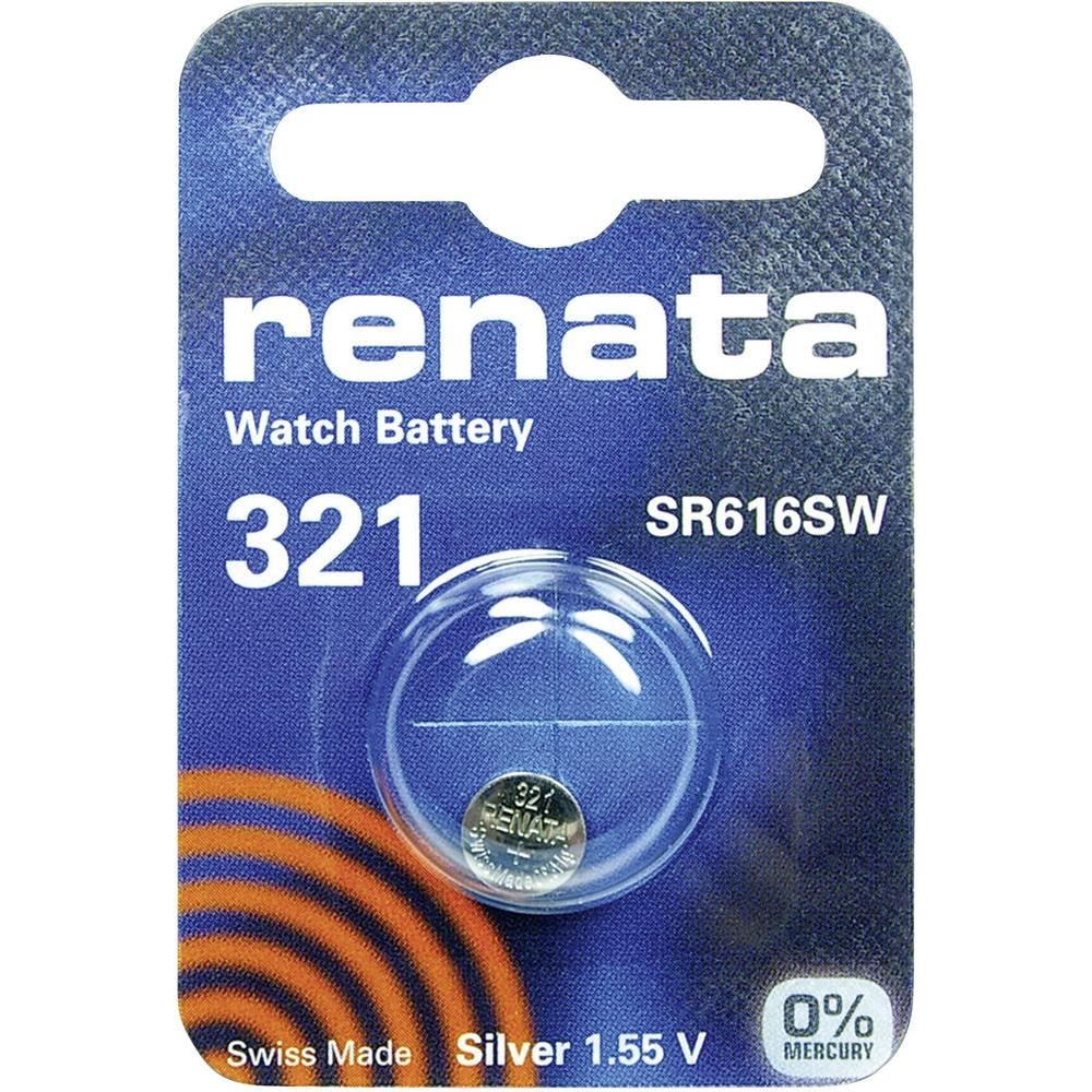 Renata 321 SR65 SR616SW 1.55V Silver Oxide Battery