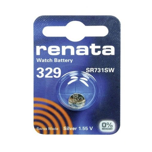 Renata 329 SR731SW SR731 1.55V Silver Oxide Battery