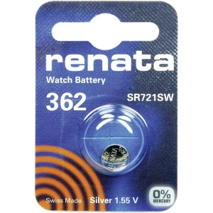Renata 362 SR58 SR721 1.55V Silver Oxide Battery