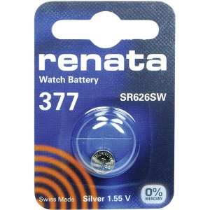 Renata 377 SR626SW SR66 1.55V Silver Oxide Battery