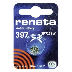 Renata 397 SR59 SR726SW 1.55V Silver Oxide Battery