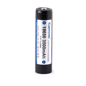 Keeppower 18650 3500mAh Protected Li-Ion Battery (Button Top)