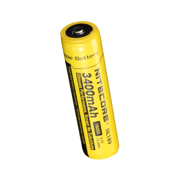 Nitecore 18650 3400mAh Protected NL189 Li-Ion Battery (Button Top)