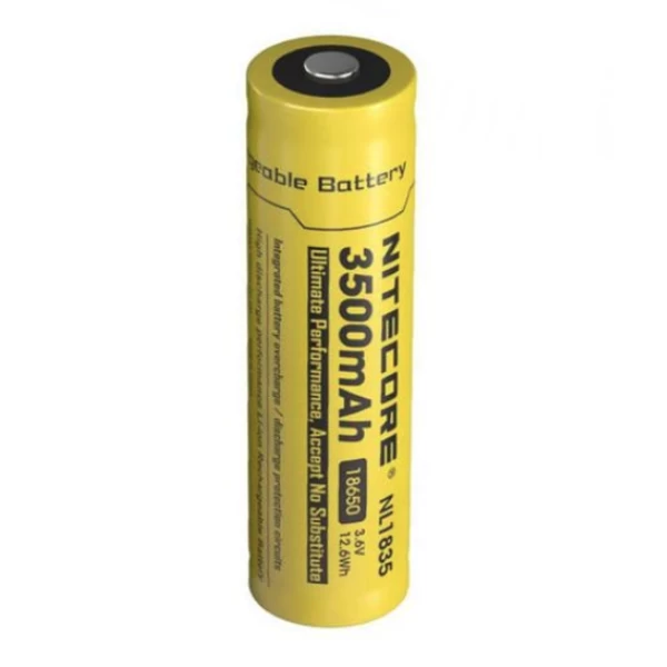 Nitecore 18650 3500mAh Protected NL1835 Li-Ion Battery (Button Top)