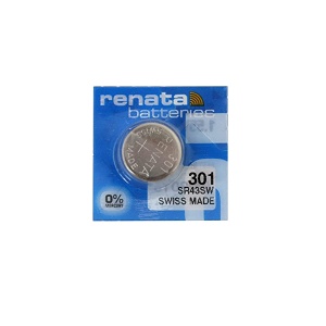 Renata 301 SR43SW SR1142 1.55V Silver Oxide Battery