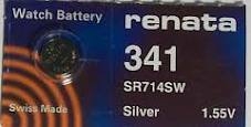 Renata 341 SR714 SR714SW 1.55V Silver Oxide Battery