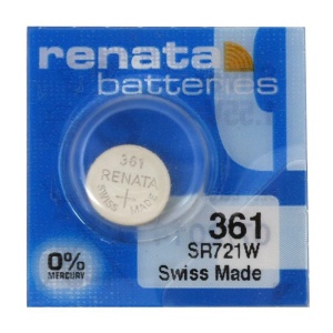 Renata 361 SR58 SR721W 1.55V Silver Oxide Battery