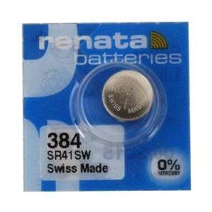 Renata 384 SR41 SR41SW 1.55V Silver Oxide Battery