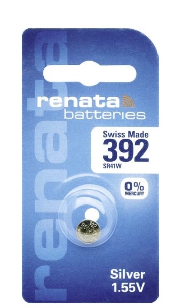 Renata 392 SR41 SR41W 1.55V Silver Oxide Battery