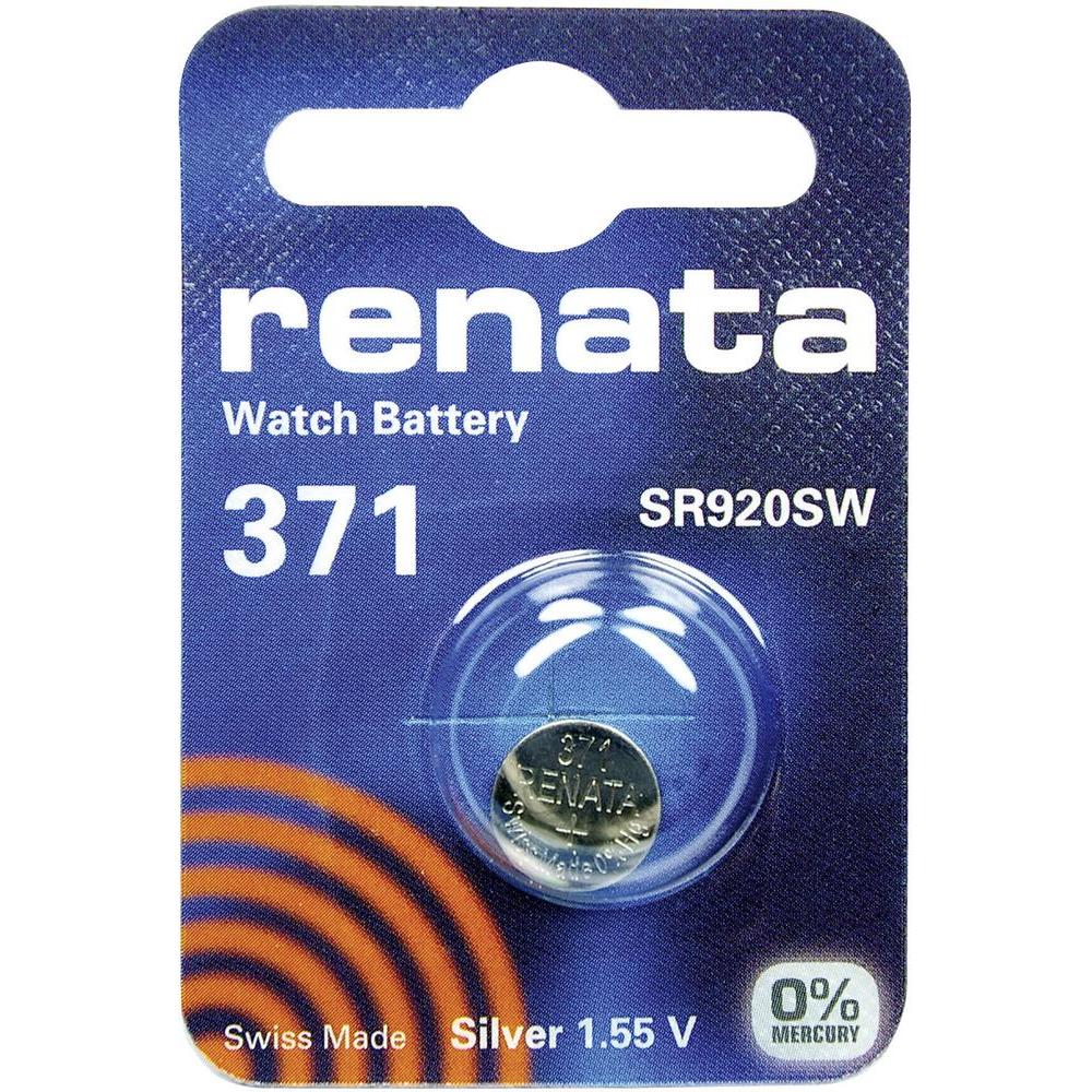 Renata 371 SR920SW SR69 1.55V Silver Oxide Battery