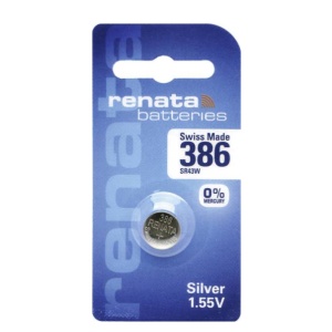 Renata 386 SR43 SR43W 1.55V Silver Oxide Battery
