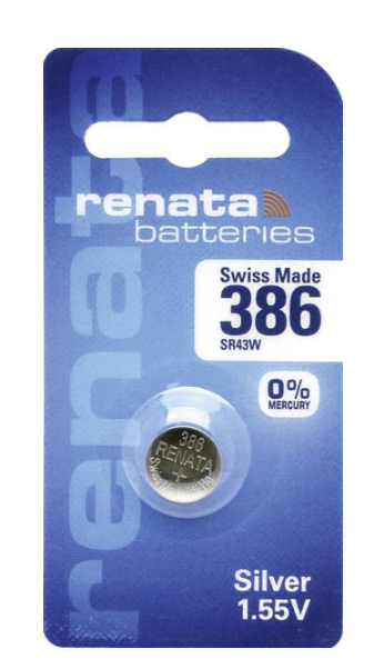 Renata 386 SR43 SR43W 1.55V Silver Oxide Battery