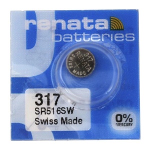 Renata 317 SR62 SR516 1.55V Silver Oxide Battery