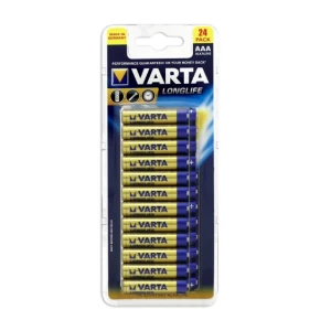 Varta AAA Alkaline Batteries 24 Pack