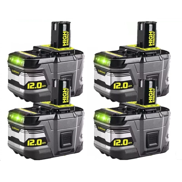 12AH Ryobi 4 Pack